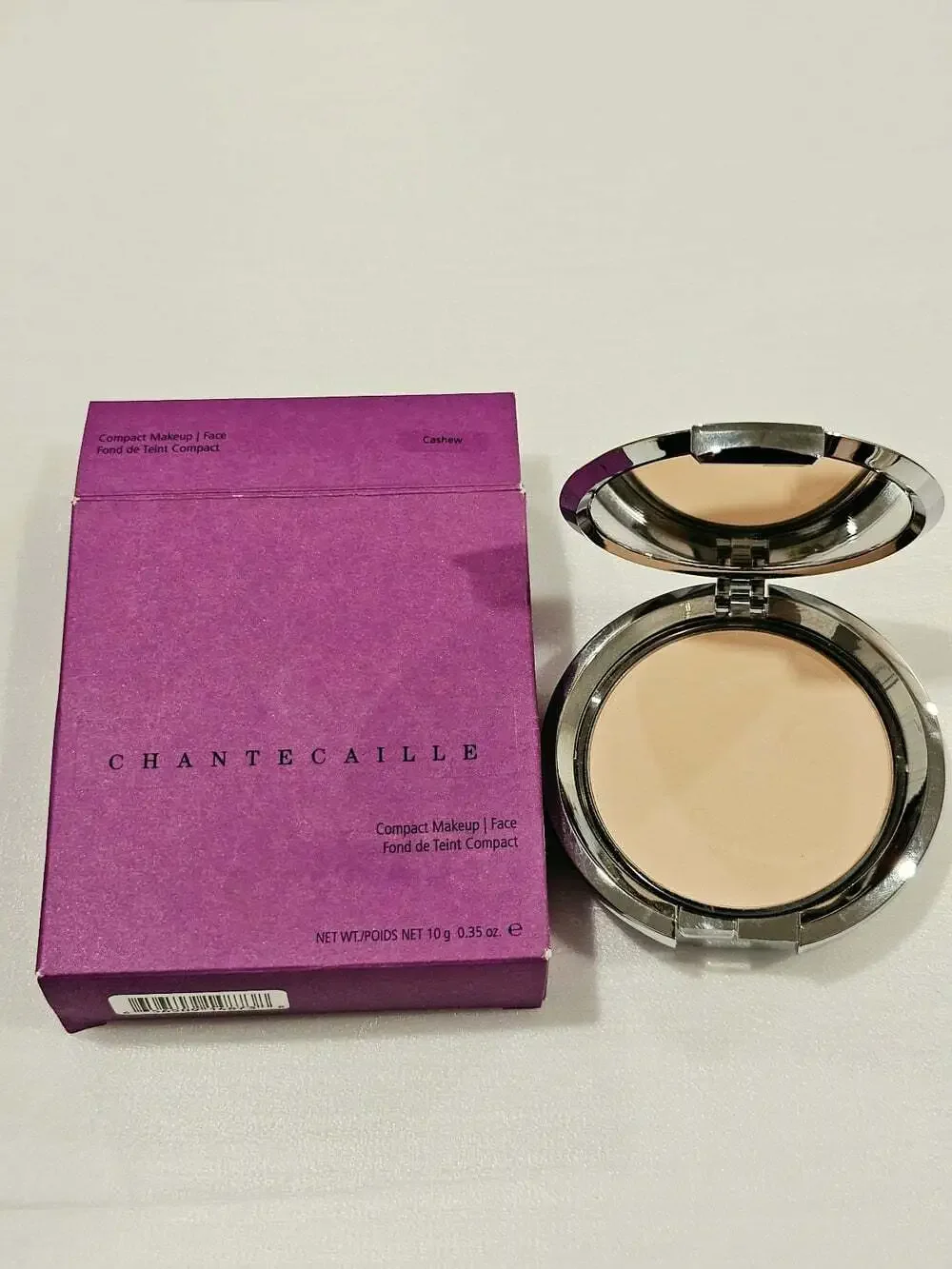 OVER $85 MSRP - Chantecaille Compact Makeup powder foundation shade Cashew.